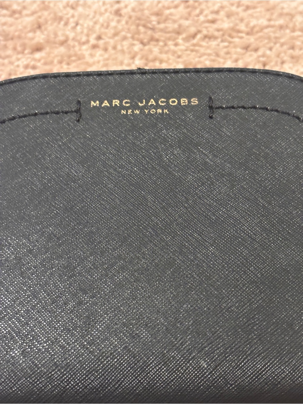 Marc Jacobs Black Saffiano Dome Crossbody with Gold Hardware - Picture 5 of 11